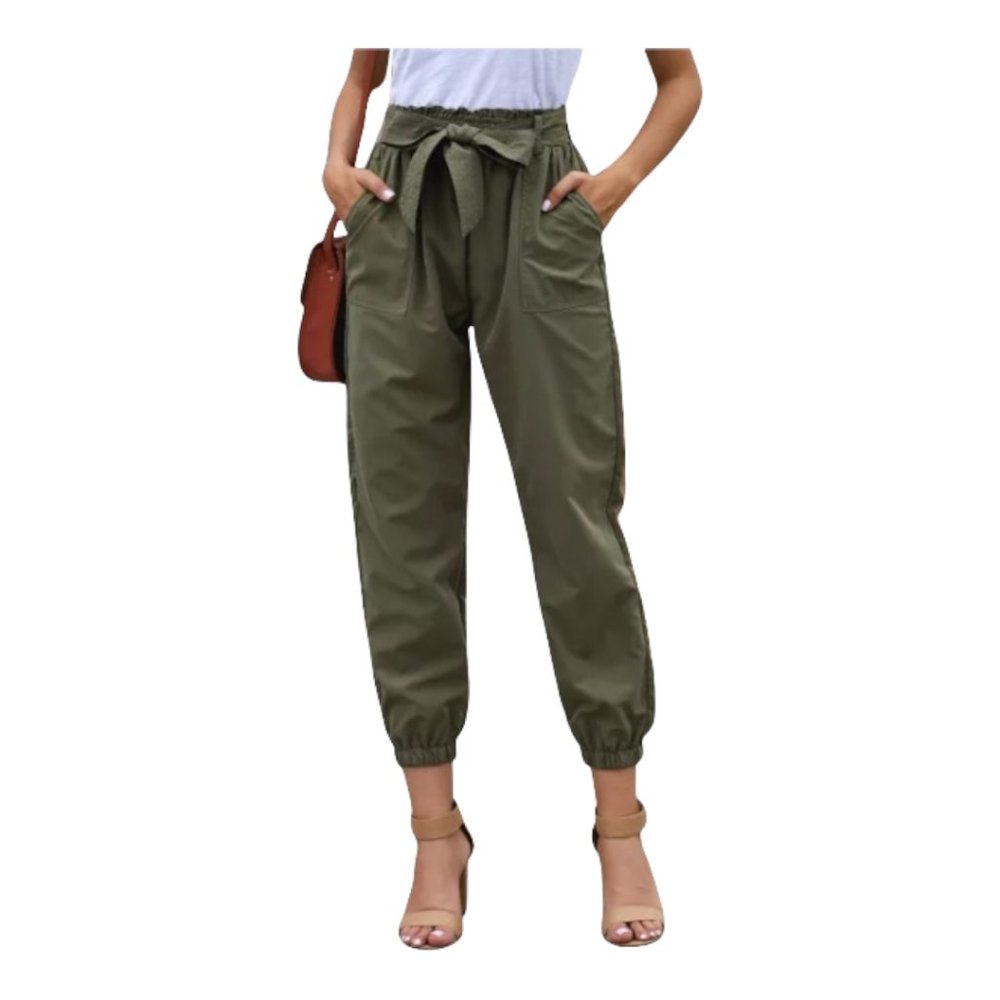Belted Frock-Style Pants - Picture 12 of 12